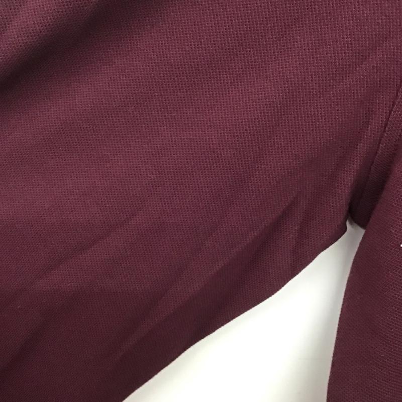 ブルックスブラザーズ BROOKS BROTHERS ポロシャツ 長袖 L ワンポイント えんじ / ワインレッド / メンズ USED 古着 中古 10139468