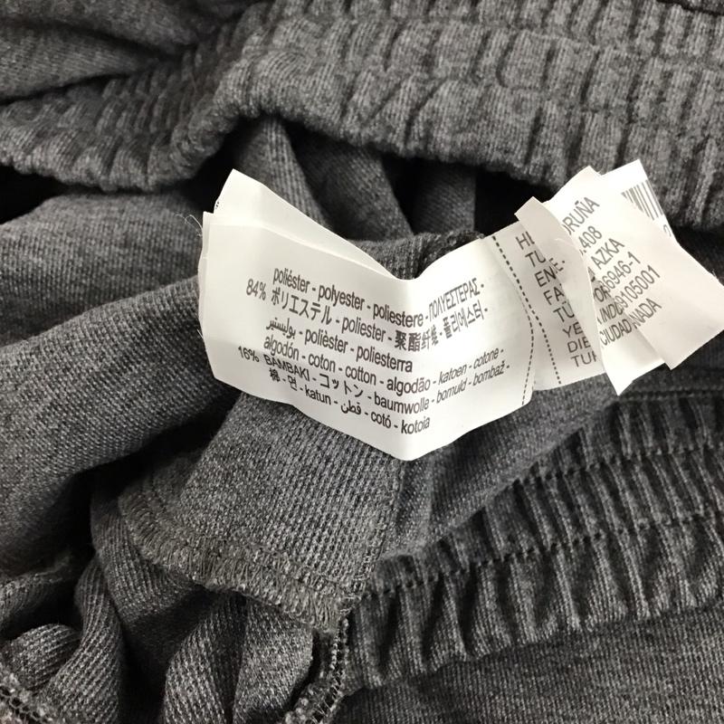 ザラ ZARA ボトムス ボトムス 5039 310 922 スウェットパンツ ワイドパンツ M 無地 灰 / グレー / レディース USED 古着 中古 10122581