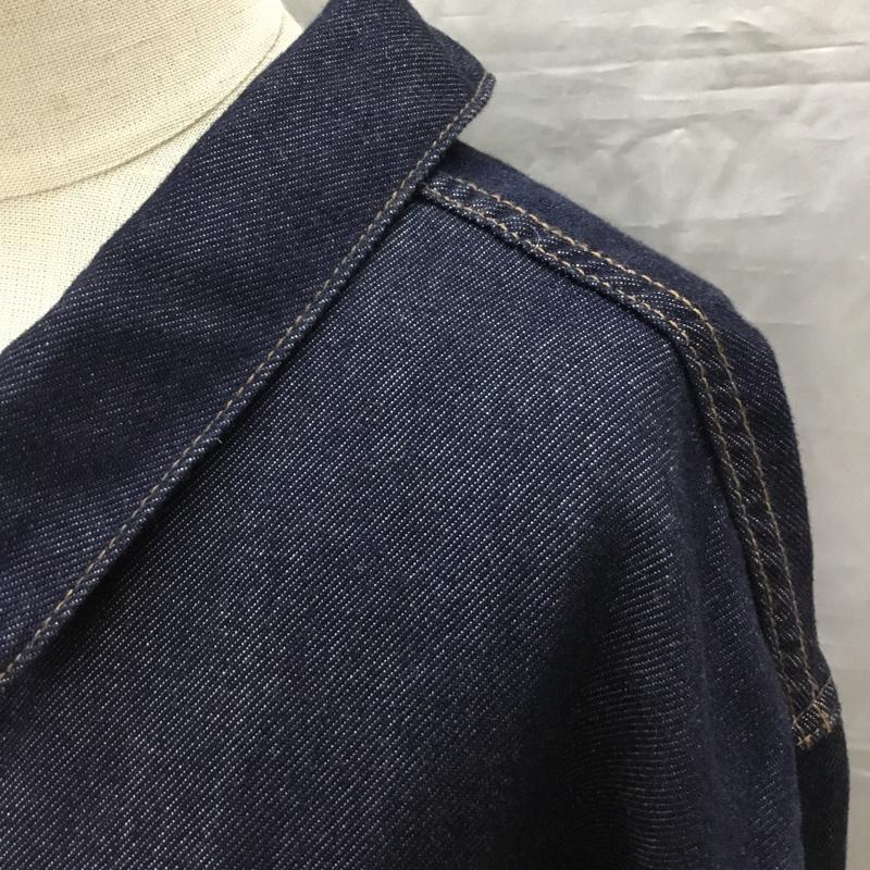 マジェスティックレゴン MAJESTIC LEGON ジャケット、上着 ジャケット、ブレザー 1085070903 バックレースアップGジャン M 無地 インディゴ / インディゴ / レディース USED 古着 中古 10118362