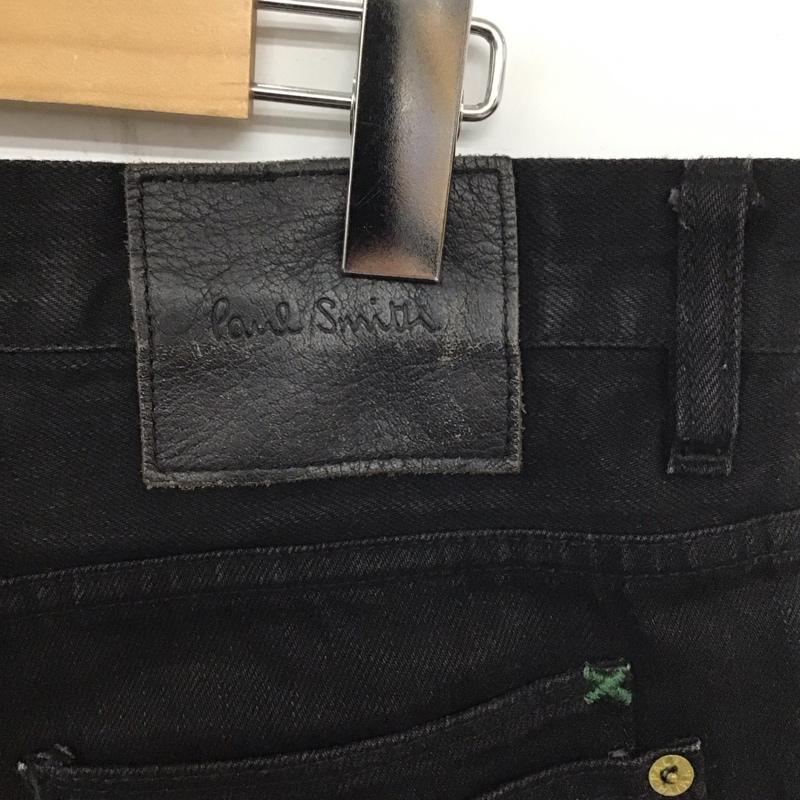 ポールスミス Paul Smith パンツ デニム、ジーンズ デニムパンツ スリムパンツ カジュアルパンツ ストレッチパンツ XL 無地 黒 / ブラック / メンズ USED 古着 中古 10133375