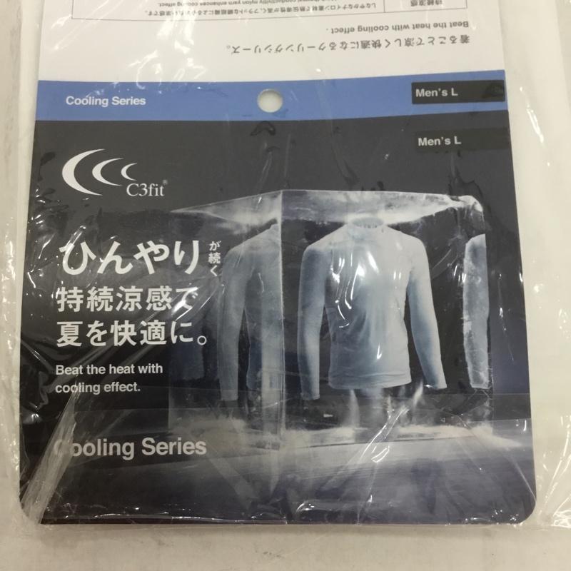 古着 USED Tシャツ 半袖 C3fit 3F09112 クーリング Vネックハーフスリーブ L ワンポイント 白 / ホワイト / メンズ USED 古着 中古 10132868