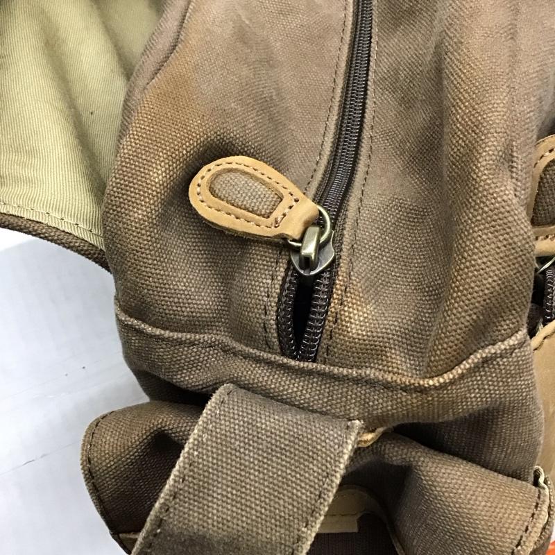 エルエルビーン L.L.Bean ショルダーバッグ ショルダーバッグ CNLP0751 0AMN7 キャンバス メッセンジャー 無地 茶 / ブラウン / メンズ USED 古着 中古 10118149