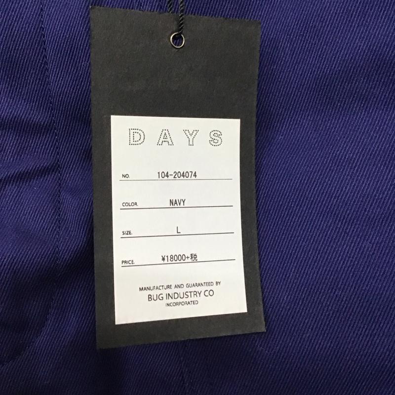 ジャーナルスタンダード JOURNAL STANDARD ボトムス ボトムス 104-204074 DAYS × FILL THE BILL 別注 ベイカーパンツ タグ付き L 無地 紺 / ネイビー / メンズ USED 古着 中古 10122166
