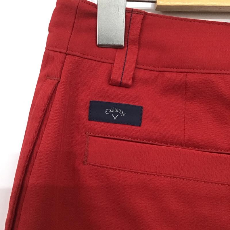 キャロウェイ CALLAWAY パンツ ショートパンツ ショートパンツ ホットパンツ スポーツウェア S ロゴ、文字 赤 / レッド / レディース USED 古着 中古 10133034