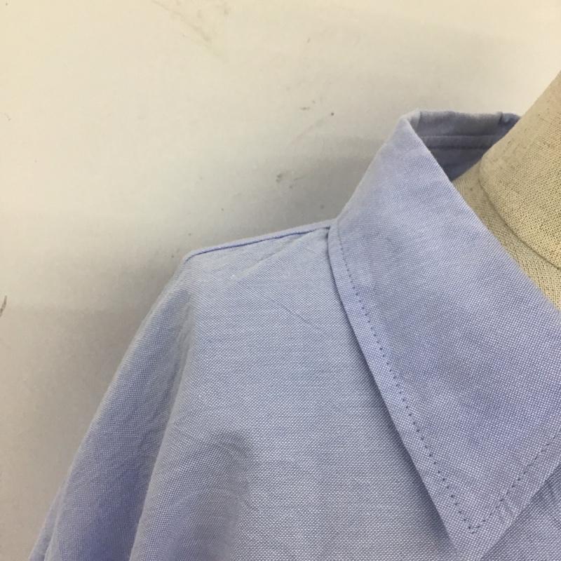 ザラ ZARA シャツ、ブラウス 長袖 2186 269 403 ショート丈 M 無地 水色 / ライトブルー / レディース USED 古着 中古 10113479