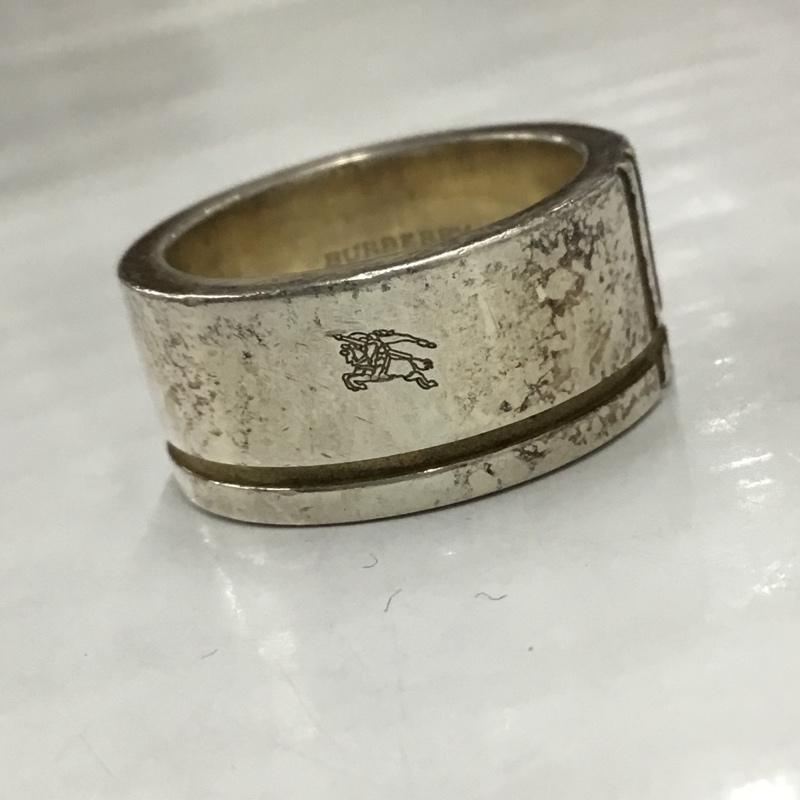 バーバリーブラックレーベル BURBERRY BLACK LABEL アクセサリー 指輪 17号 箱有 銀 / シルバー / メンズ USED 古着 中古 10119920