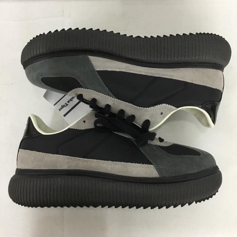 オニツカタイガー ONITSUKA TIGER スニーカー スニーカー 1183B704 DELECITY 26cm 26.0cm 無地 黒 / ブラック / X 灰 / グレー / メンズ USED 古着 中古 10137858