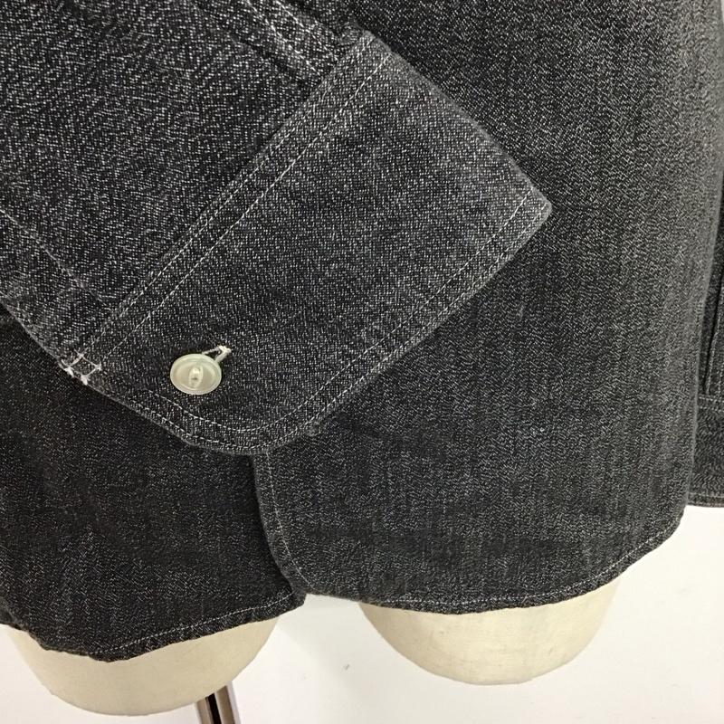 マーカウェア markaware シャツ、ブラウス 長袖 A11C-43SH01C 隠しボタンダウン デニムシャツ 1 無地 黒 / ブラック / メンズ USED 古着 中古 10121310