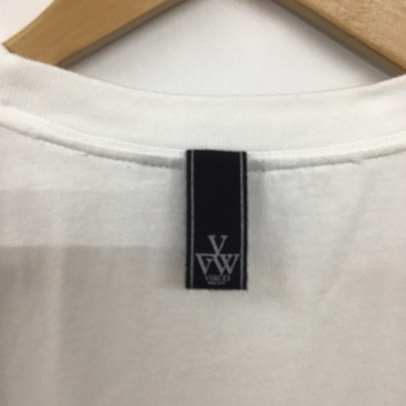 ウ゛ァルゴ VIRGO Tシャツ 半袖 5 プリント 白 / ホワイト / メンズ USED 古着 中古 10137528