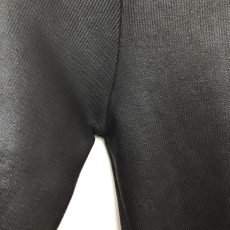 ザラ ZARA カットソー 長袖 2142 199 800 クルーネック クロップド丈 S 無地 黒 / ブラック / レディース USED 古着 中古 10129163