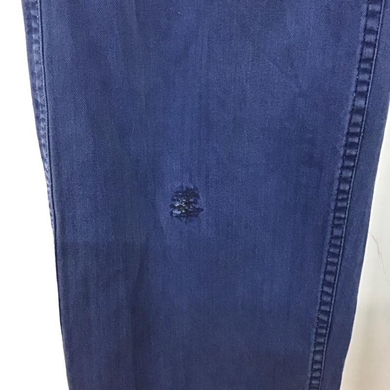 古着 USED パンツ ワークパンツ、ペインターパンツ ミリタリーパンツ ワイドパンツ 48 無地 紺 / ネイビー /  メンズ USED 古着 中古 10126435