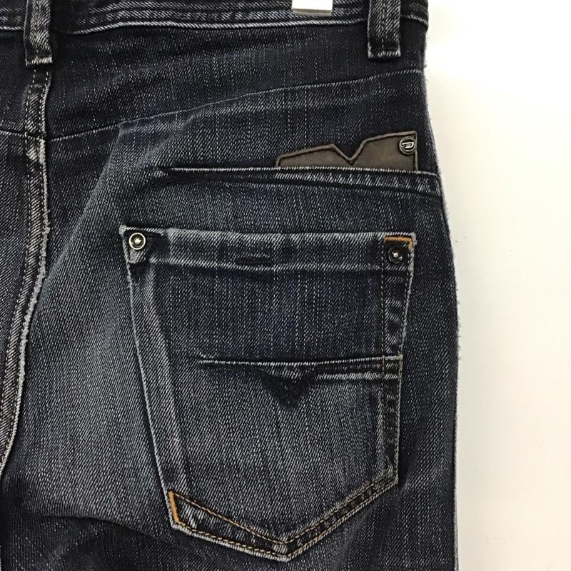 ディーゼル DIESEL パンツ デニム、ジーンズ デニムパンツ スリムパンツ カジュアルパンツ 28インチ 無地 インディゴ / インディゴ / メンズ USED 古着 中古 10133082