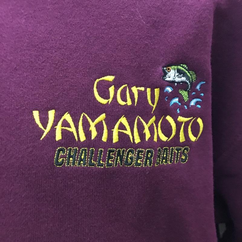 チャレンジャー CHALLENGER パーカー 長袖 長袖パーカー フード付きパーカー プリントスウェット トレーナー L ロゴ、文字 えんじ / ワインレッド / メンズ USED 古着 中古 10112217