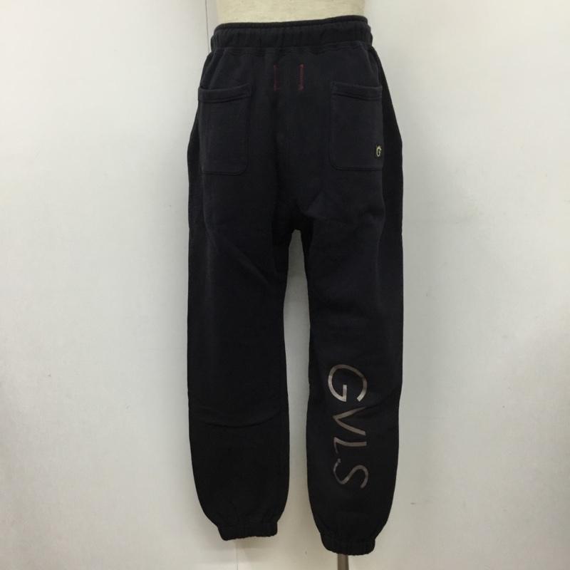 ガヴィル GAVIAL ボトムス ボトムス GVL-23AWB-0604 スウェットパンツ ワイドパンツ カジュアルパンツ ジャージ M ロゴ、文字 紺 / ネイビー / メンズ USED 古着 中古 10110060