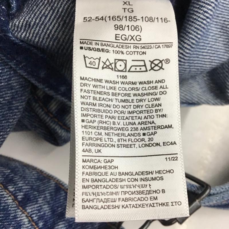 ギャップ GAP サロペット・オーバーオール サロペット、オーバーオール XL 無地 水色 / ライトブルー / メンズ USED 古着 中古 10133962