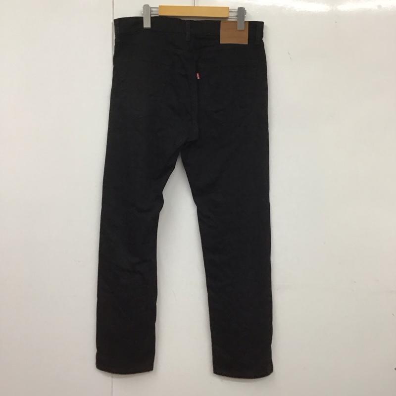 リーバイストラウスアンドコー Levi Strauss & co. パンツ デニム、ジーンズ デニムパンツ ワイドパンツ カジュアルパンツ ストレッチパンツ 34 無地 黒 / ブラック / メンズ USED 古着 中古 10132390