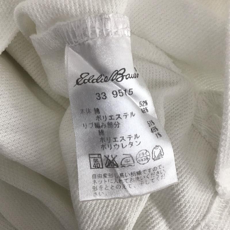 エディーバウアー Eddie Bauer ポロシャツ 半袖 S 無地 白 / ホワイト / X 灰 / グレー / X 紺 / ネイビー / メンズ USED 古着 中古 10111216