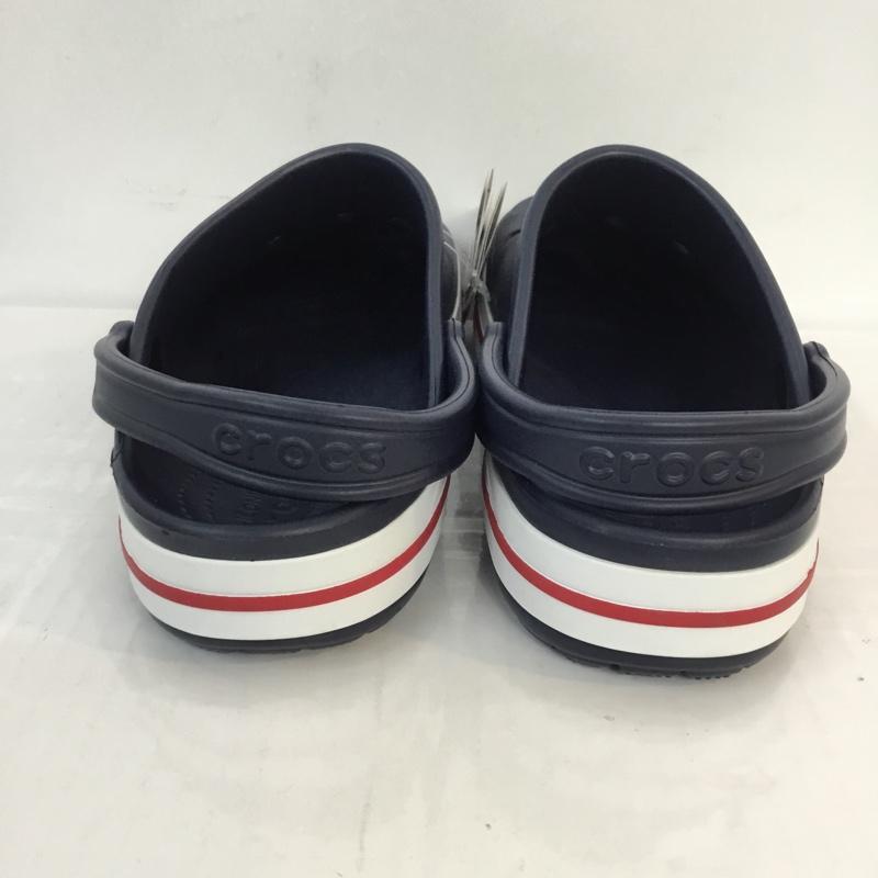 クロックス crocs サンダル サンダル 205089-4CC バヤバンドクログ Bayaband 23.0cm 無地 紺 / ネイビー / レディース USED 古着 中古 10117339