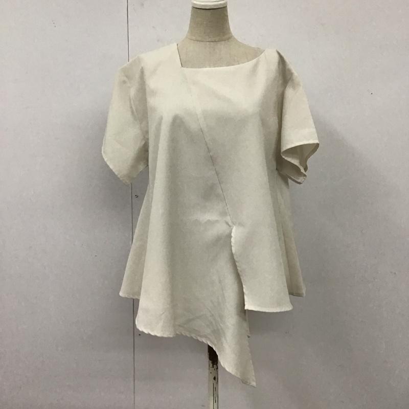 アズールバイマウジー AZUL BY MOUSSY シャツ、ブラウス 半袖 250gsb30-301d 2WAY SIDE TIE BLOUSE S 無地 白 / ホワイト / レディース USED 古着 中古 10121147