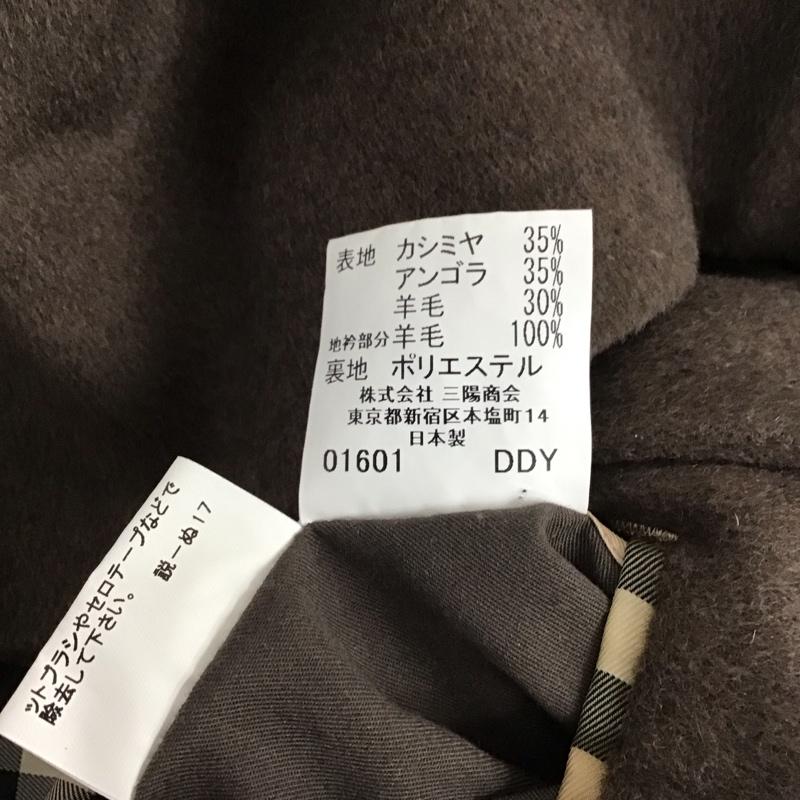 バーバリーロンドン Burberry London ジャケット、上着 ジャンパー、ブルゾン ロングコート カラージャケット アウター L 無地 茶 / ブラウン / メンズ USED 古着 中古 10137224