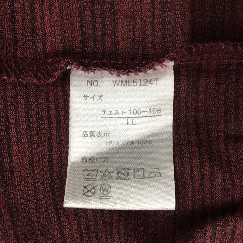 古着 USED Tシャツ 半袖 WIXARC クルーネック スポーツウェア LL ロゴ、文字 えんじ / ワインレッド / X 黒 / ブラック / メンズ USED 古着 中古 10115545