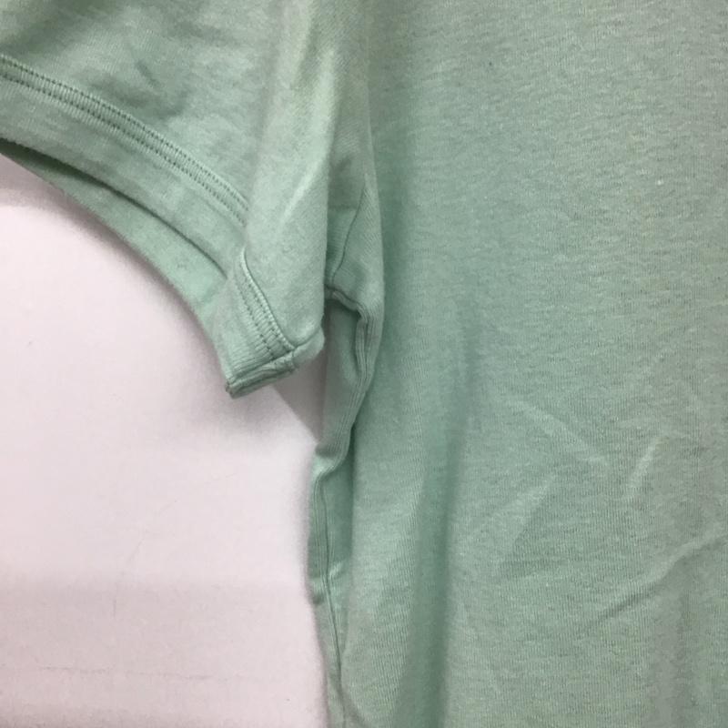 ドルチェアンドガッバーナ DOLCE&GABBANA Tシャツ 半袖 QGC013 クルーネック 48 無地 薄緑 / ライトグリーン / レディース USED 古着 中古 10139131