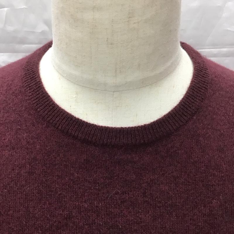 ポロバイラルフローレン Polo by RALPH LAUREN ニット、セーター 長袖 710876714006 クルーネック ウール L ワンポイント えんじ / ワインレッド / メンズ USED 古着 中古 10112395