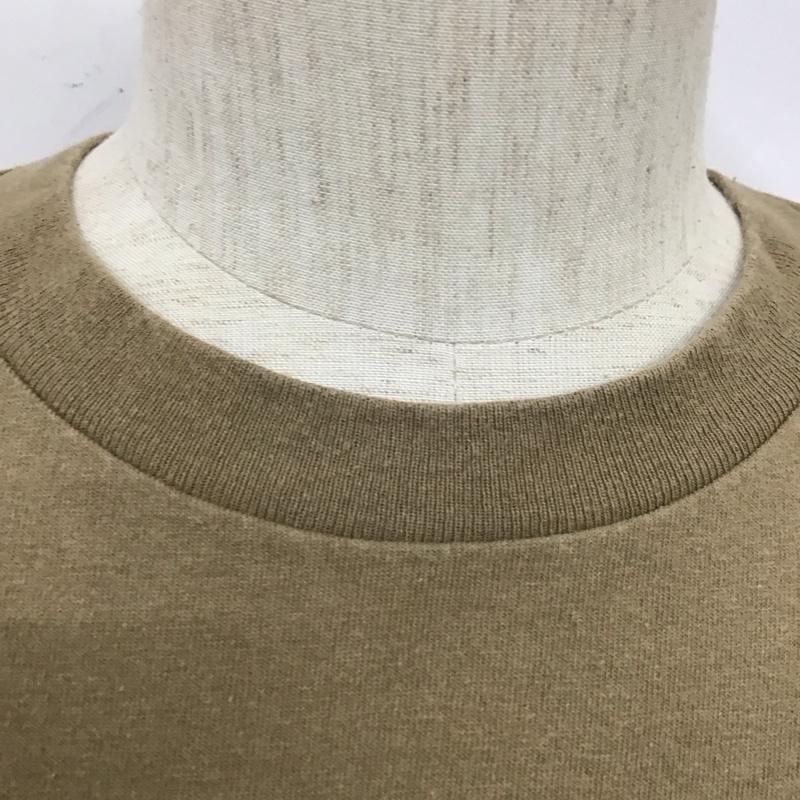 テンダーロイン TENDERLOIN Tシャツ 半袖 半袖カットソー プリントTシャツ クルーネックカットソー L プリント 茶 / ブラウン /  メンズ USED 古着 中古 10110908