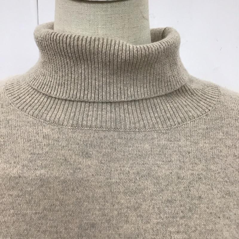 ロク ビューティアンドユース 6BEAUTY&YOUTH ニット、セーター 長袖 8613-199-0064 LOOP TURTLE NECK KNIT 無地 ベージュ / ベージュ /  レディース USED 古着 中古 10107347