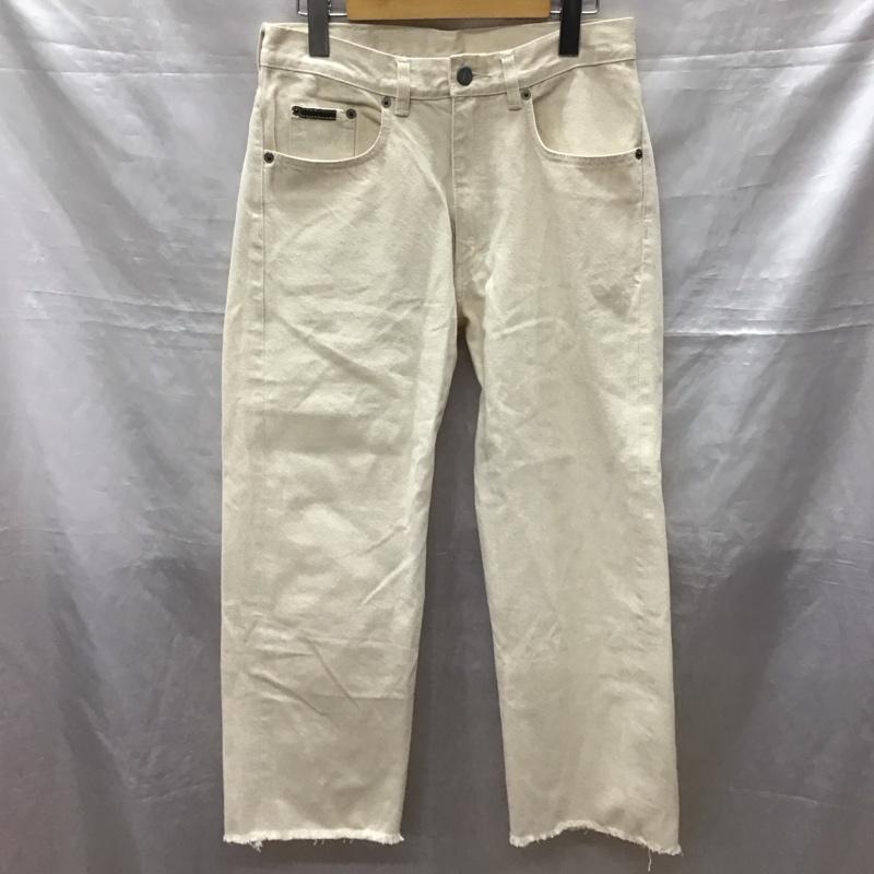 カルバン・クライン Calvin Klein パンツ デニム、ジーンズ 30 無地 アイボリー / アイボリー /  メンズ USED 古着 中古 10122594