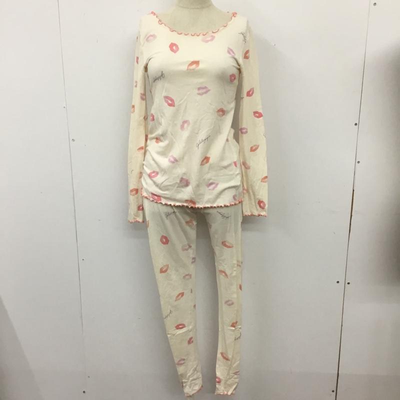 ジェラートピケ gelato pique セットアップ セットアップ PWCT155239 ガーリーロングTシャツ ガーリーレギンス セットアップ 2点セット FREE プリント マルチカラー / マルチカラー / レディース USED 古着 中古 10110099