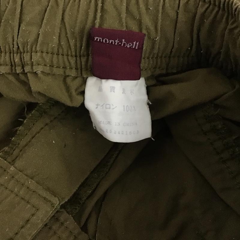 モンベル mont-bell パンツ ワークパンツ、ペインターパンツ M 無地 カーキ / カーキ / レディース USED 古着 中古 10129269
