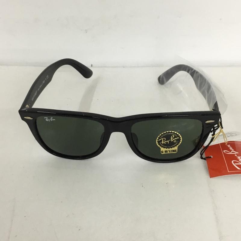 レイバン Ray-Ban めがね・サングラス サングラス RB2140-F WAYFARER カラーレンズ ロゴ、文字 黒 / ブラック / メンズ USED 古着 中古 10129406