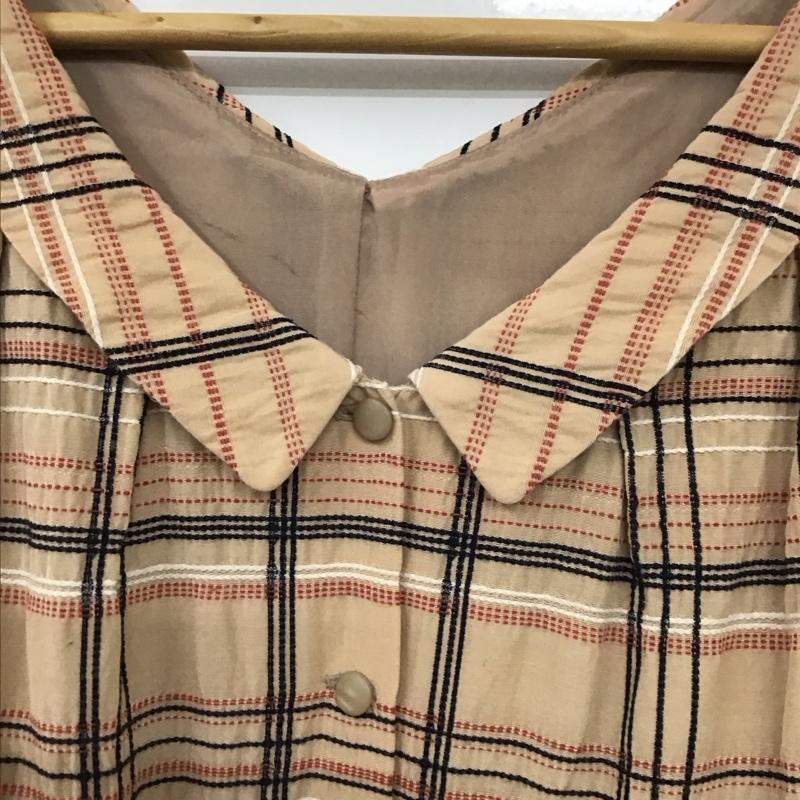 ルーニィ LOUNIE ワンピース ロングスカート ノースリーブワンピース ロングスカート チェックスカート 38 チェック マルチカラー / マルチカラー / レディース USED 古着 中古 10130916