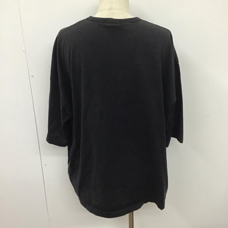クーティー COOTIE Tシャツ 半袖 半袖カットソー プリントTシャツ クルーネックカットソー M 無地 黒 / ブラック /  メンズ USED 古着 中古 10110872