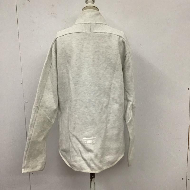 プーマ PUMA トレーナー 長袖 S 無地 白 / ホワイト / レディース USED 古着 中古 10121907