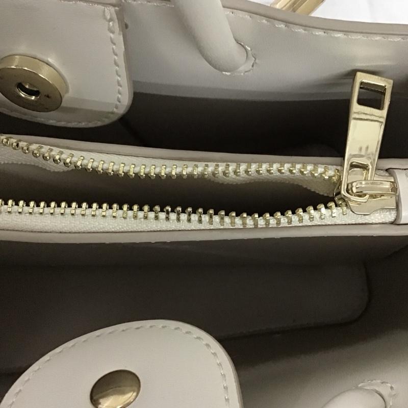 ザラ ZARA ショルダーバッグ ショルダーバッグ ハンドバッグ 無地 アイボリー / アイボリー / レディース USED 古着 中古 10134092