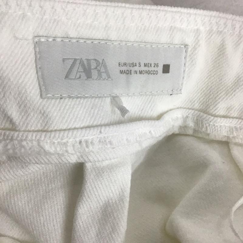 ザラ ZARA キャミソール キャミソール 3382 157 250 ノースリーブ デニム S 無地 白 / ホワイト / レディース USED 古着 中古 10138579