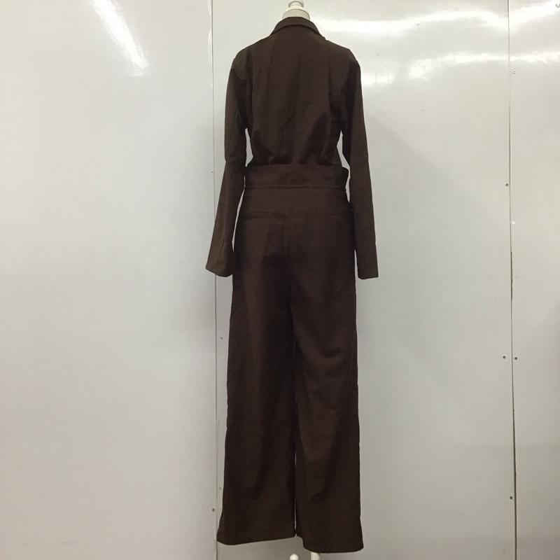 エモダ EMODA ワンピース・ドレス・オールインワン ワンピース・ドレス・オールインワン 041950370101-01 タックインオールインワン FREE 無地 茶 / ブラウン / レディース USED 古着 中古 10108559