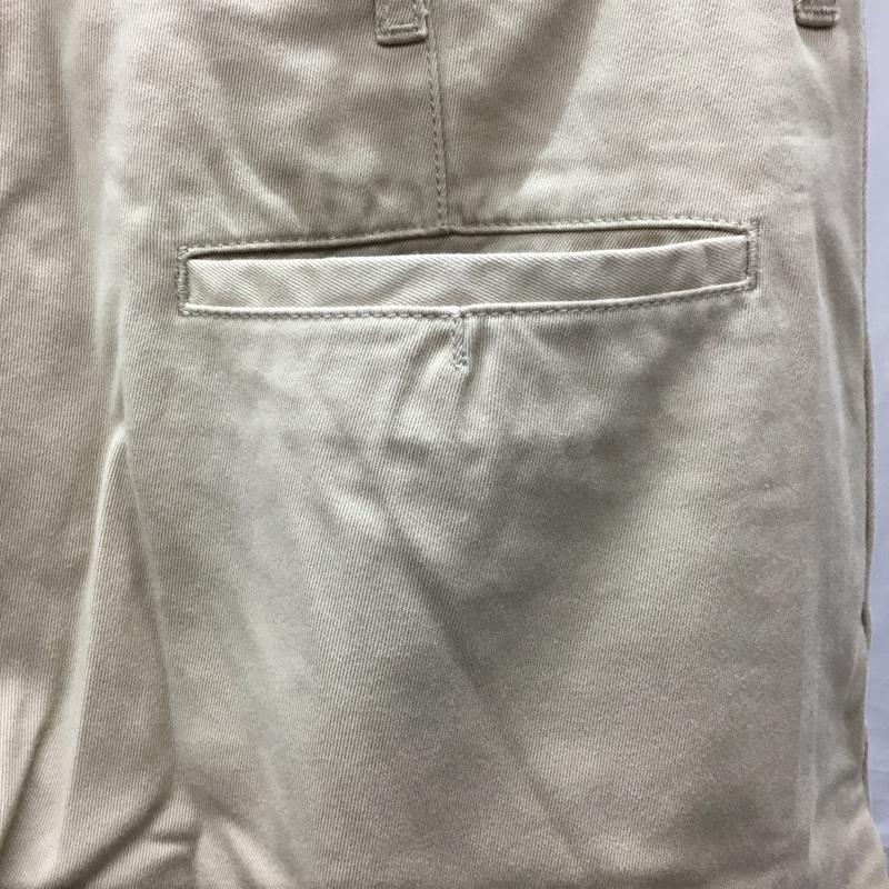 エディフィス EDIFICE パンツ チノパン チノパン カジュアルパンツ ワイドパンツ ストレートパンツ L 無地 ベージュ / ベージュ /  メンズ USED 古着 中古 10121613
