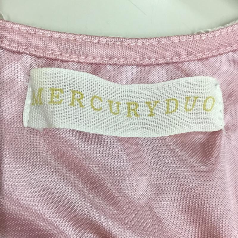マーキュリーデュオ MERCURYDUO カットソー 半袖 001040602201 レース FREE 白 / ホワイト / X 桃 / ピンク / レディース USED 古着 中古 10118194