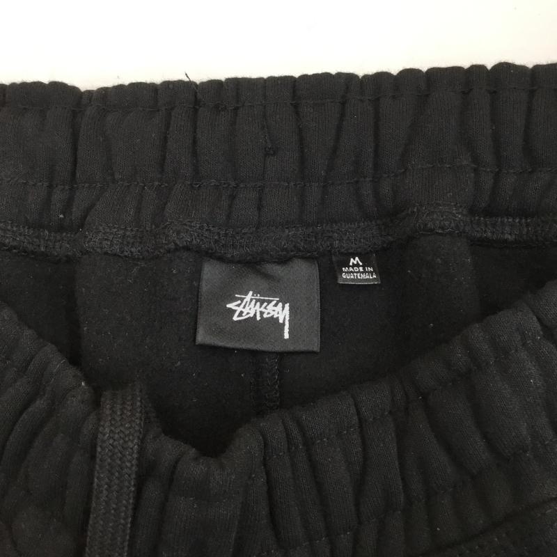 ステューシー STUSSY パンツ サルエルパンツ スウェットパンツ M ワンポイント 黒 / ブラック / メンズ USED 古着 中古 10128173