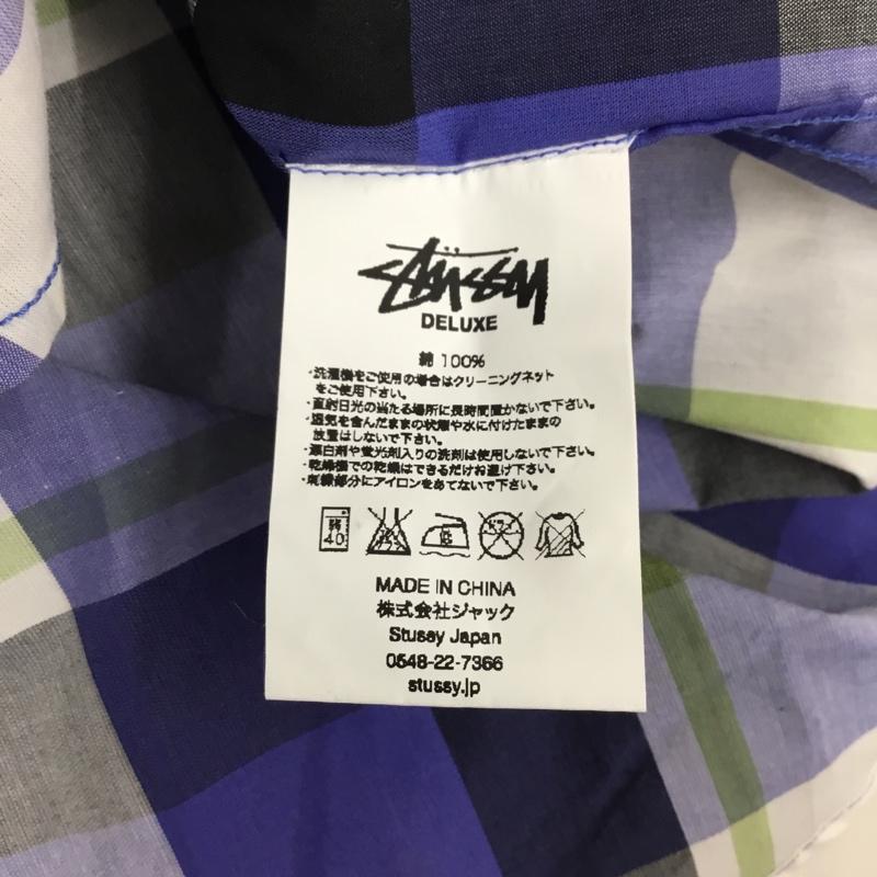 ステューシー STUSSY シャツ、ブラウス 半袖 半袖シャツ カラーシャツ 半袖カットソー チェックシャツ ボタンダウンシャツ S チェック マルチカラー / マルチカラー /  メンズ USED 古着 中古 10108526