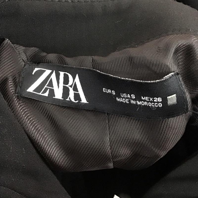 ザラ ZARA ジャケット、上着 ジャケット、ブレザー ジップアップジャケット ジャンパー ジャケット カジュアルジャケット アウター S 無地 黒 / ブラック / レディース USED 古着 中古 10109251