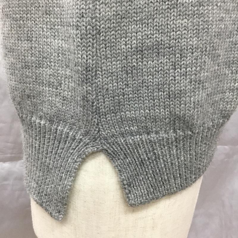 ヘッドポータープラス HEAD PORTER PLUS ニット、セーター 長袖 長袖ニットカットソー ニット セーター クルーネックニット ボーダー L ボーダー柄 白 / ホワイト / X 紺 / ネイビー / X 灰 / グレー / メンズ USED 古着 中古 10112409