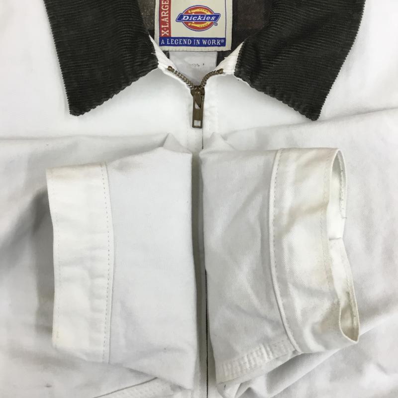 ディッキーズ Dickies ジャケット、上着 ジャケット、ブレザー SHERWIN WILLIAMS XL ロゴ、文字 白 / ホワイト / メンズ USED 古着 中古 10140937