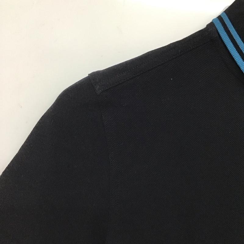フレッドペリー FRED PERRY ポロシャツ 半袖 6 無地 黒 / ブラック / レディース USED 古着 中古 10136497