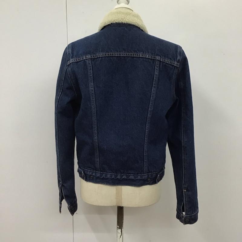 リーバイス Levi s ジャケット、上着 ジャケット、ブレザー PC9-36136-0001 デニムジャケット 裏ボア ジージャン S ロゴ、文字 インディゴ / インディゴ / レディース USED 古着 中古 10109652