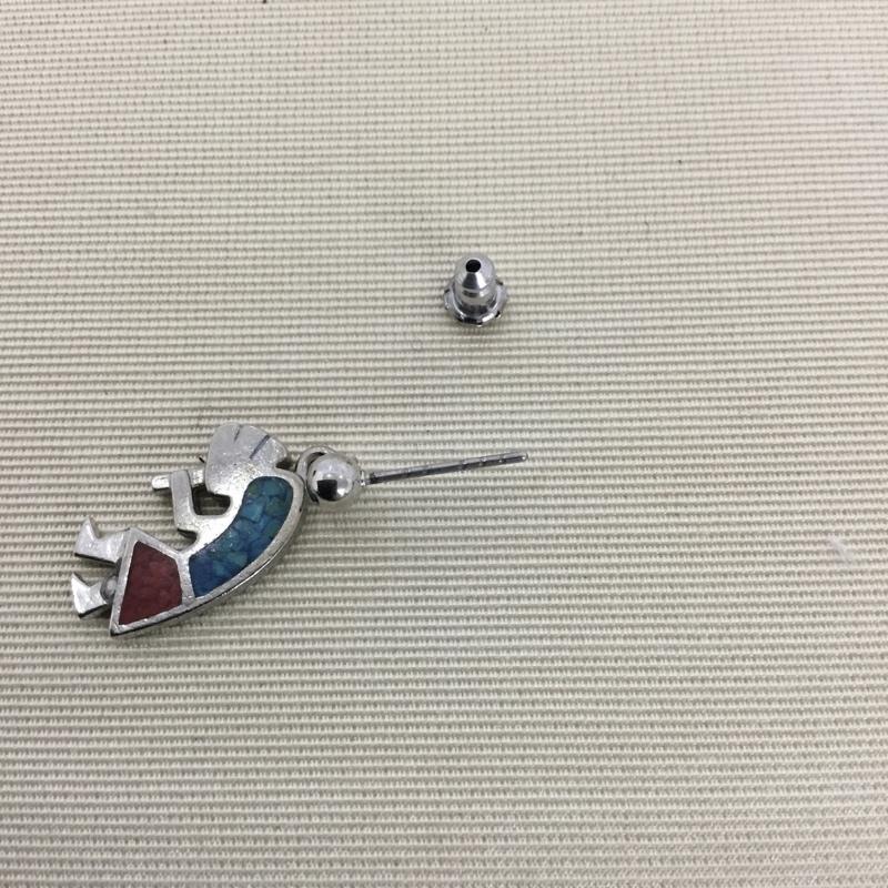 古着 USED アクセサリー ピアス インディアンジュエリー ココペリ アメリカ製 ターコイズ マルチカラー / マルチカラー / メンズ USED 古着 中古 10148434