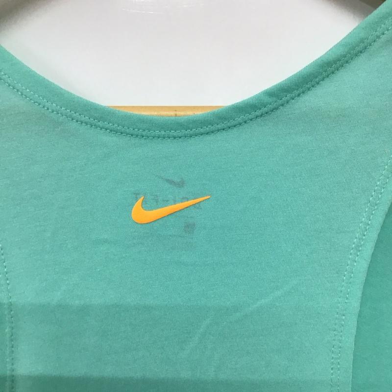 ナイキ NIKE タンクトップ タンクトップ AQ5180-307 DRI-FIT スポーツウェア タグ付き L ロゴ、文字 薄緑 / ライトグリーン / レディース USED 古着 中古 10135573